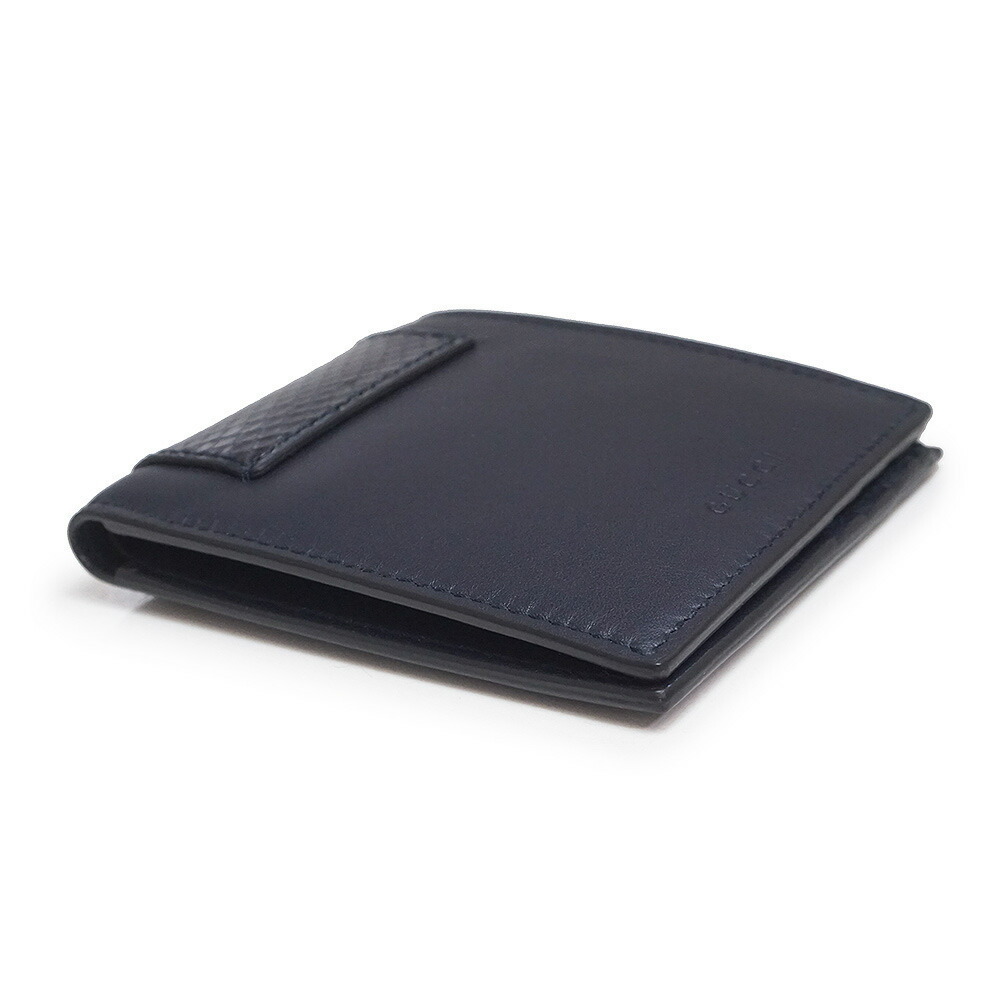 Gucci Python Wallet Leather Navy Blue Exotic - image 6